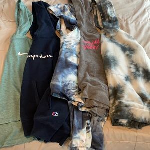 Girls medium hoodie lot